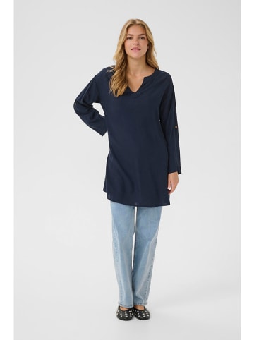 Cream Tuniek "Venta" donkerblauw