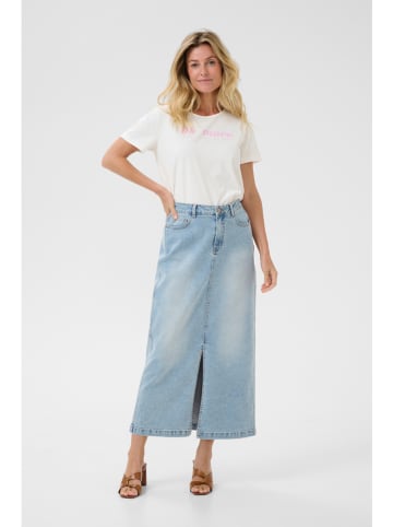 Kaffe Jeans-Rock in Hellblau
