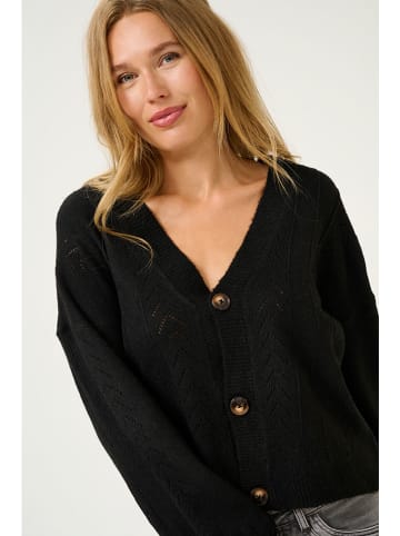 Cream Cardigan "Holiday" in Schwarz
