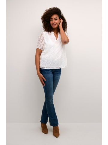Kaffe Bluse in Weiß