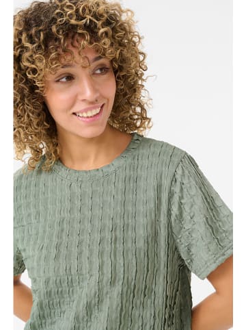 Cream Shirt "Yassi" in Grün