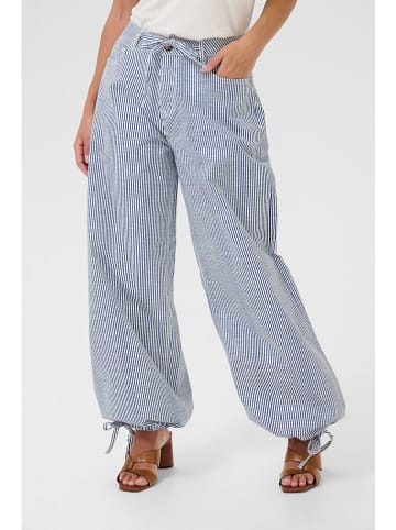 Cream Hose "Berta"- Relaxed fit - in Hellblau