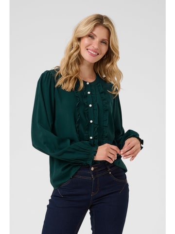 Cream Bluse in Grün