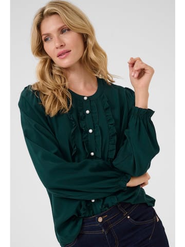 Cream Bluse in Grün