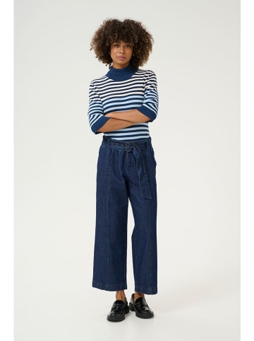 CULTURE Spijkerbroek "Bink Roselle" - loose fit - donkerblauw