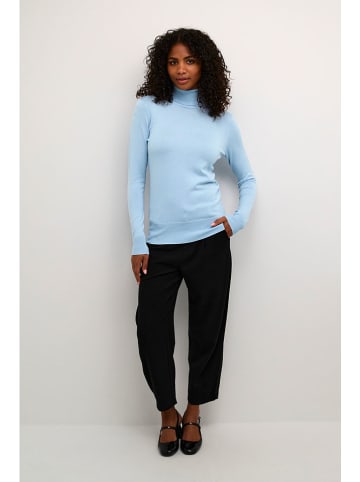 Kaffe Rollkragenpullover "Astrid" in Hellblau