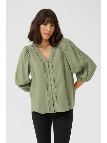 Kaffe Bluse in Grün