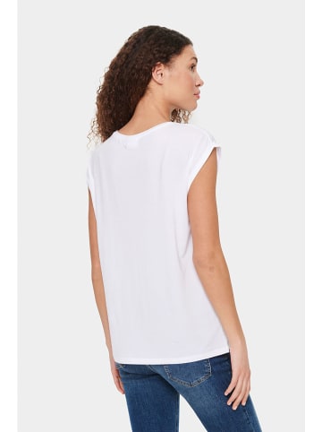 SAINT TROPEZ Shirt "Adelia" in Weiß