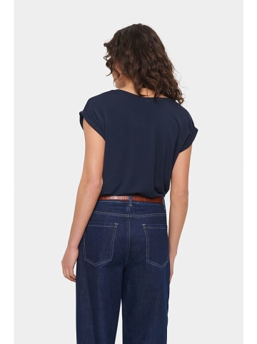 SAINT TROPEZ Shirt "Adelia" donkerblauw