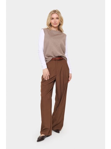 SAINT TROPEZ Pullunder "Mila" in Beige