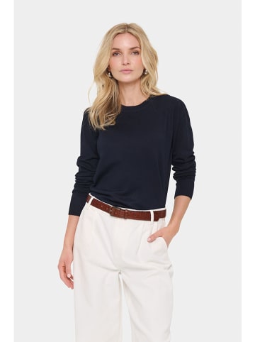 SAINT TROPEZ Sweter "Mila" w kolorze granatowym