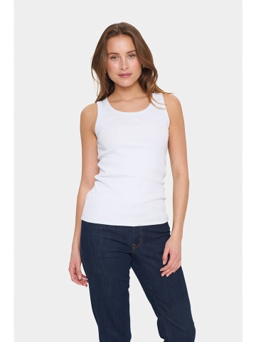 SAINT TROPEZ Top "Aster" in Weiß