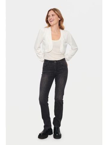 SAINT TROPEZ Bolero "Mila" in Weiß