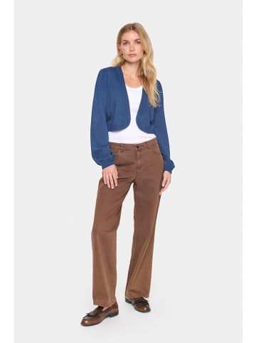 SAINT TROPEZ Bolero "Mila" in Blau