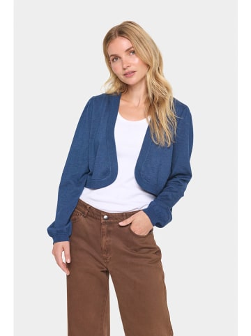 SAINT TROPEZ Bolero "Mila" in Blau