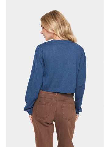 SAINT TROPEZ Bolero "Mila" in Blau