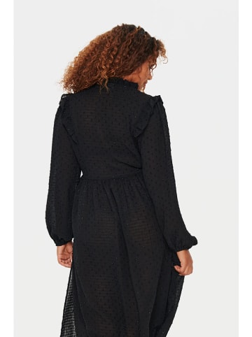 SAINT TROPEZ Kleid "Bianka" in Schwarz