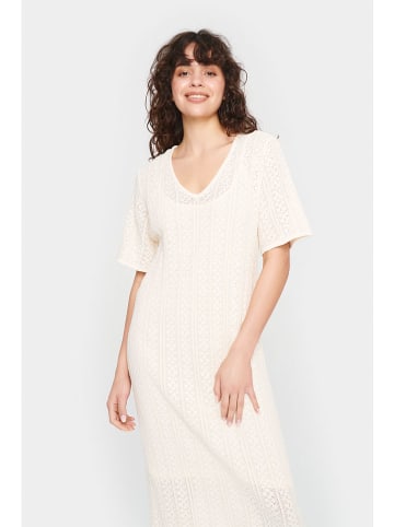 SAINT TROPEZ Kleid "Danika" in Creme