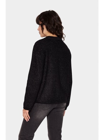 SAINT TROPEZ Cardigan "Isela" in Schwarz