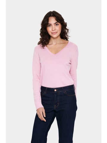 SAINT TROPEZ Pullover "Mila" in Rosa