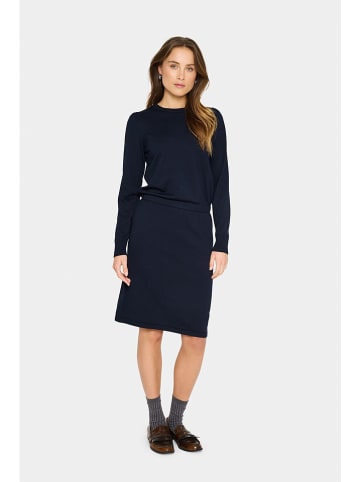 SAINT TROPEZ Jurk "Mila" donkerblauw