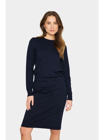SAINT TROPEZ Kleid "Mila" in Dunkelblau