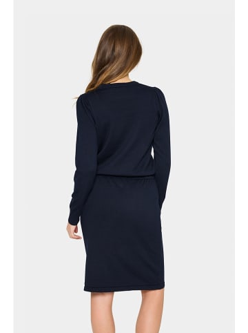 SAINT TROPEZ Jurk "Mila" donkerblauw