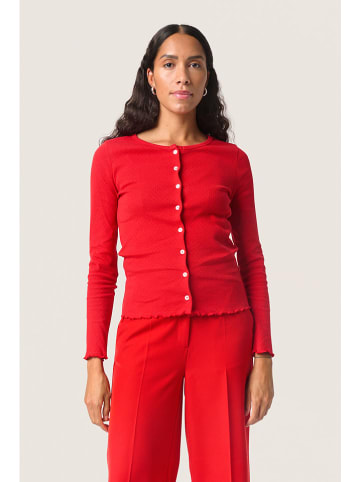 Soaked in Luxury Cardigan "Venola" in Rot