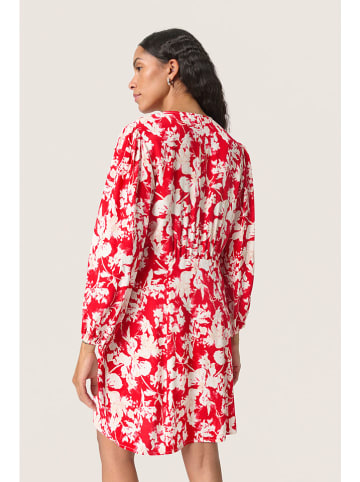 Soaked in Luxury Kleid "Oline" in Rot/ Weiß