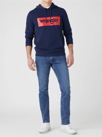 Wrangler Hoodie donkerblauw