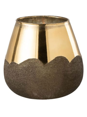 J Line Windlicht in Gold - (H)19 x Ø 18 cm