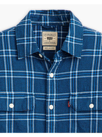 Levi´s Blouse - relaxed fit - blauw/wit/zwart