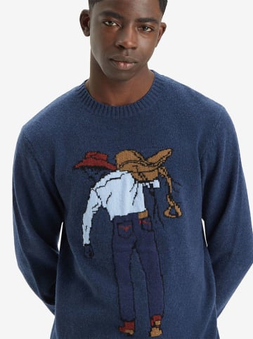 Levi´s Wełniany sweter w kolorze niebieskim