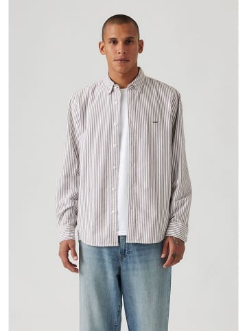 Levi's Blouse - relaxed fit - wit/antraciet