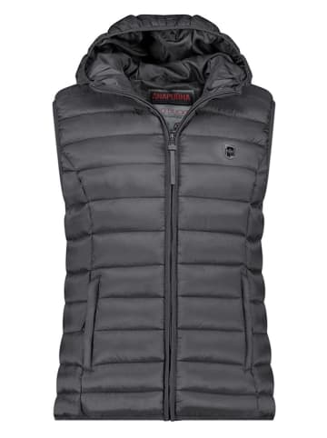 ANAPURNA Doorgestikte bodywarmer "Vakitalana" antraciet