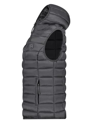ANAPURNA Doorgestikte bodywarmer "Vakitalana" antraciet