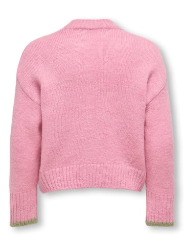 KIDS ONLY Pullover "Amour" in Rosa/ Beige