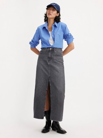 Levi's Spódnica dżinsowa w kolorze antracytowym