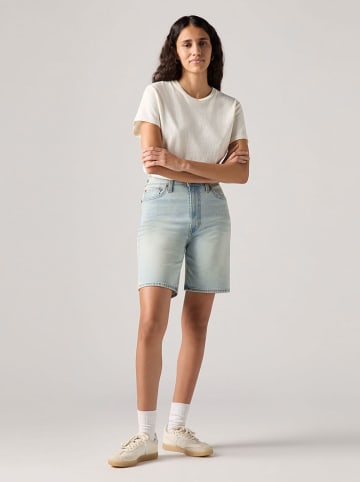 Levi's Bermudy dżinsowe w kolorze błękitnym