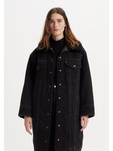 Levis Jeansmantel in Schwarz