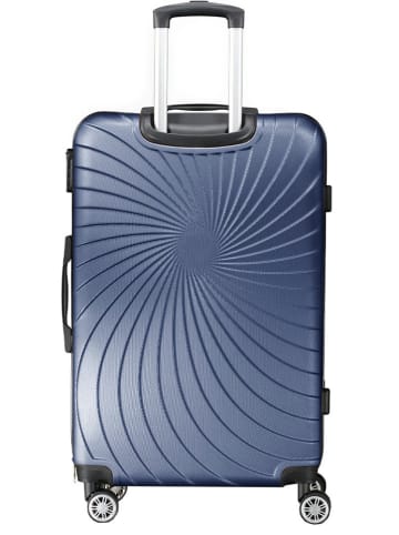 Canadian Peak 5tlg. Hardcase-Trolleyset "Sunlighteak" in Dunkelblau