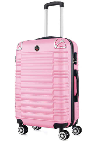 Canadian Peak 3tlg. Hardcase-Trolleyset "Sourcingeak" in Rosa