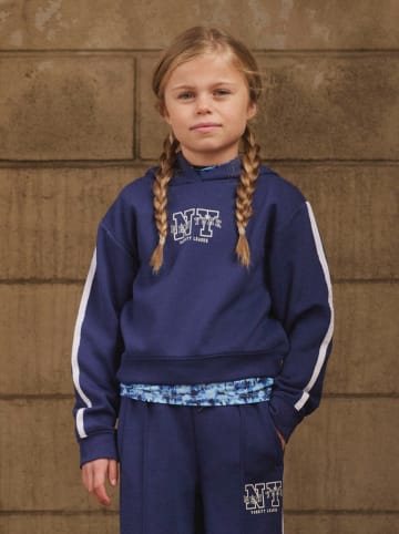 name it Sweter "Napes" w kolorze granatowo-białym