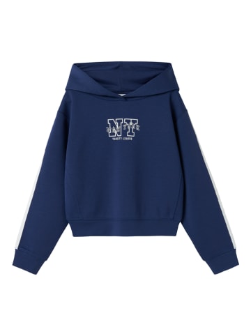 name it Sweter "Napes" w kolorze granatowo-białym