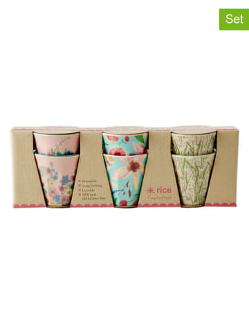 Rice 6er-Set: Espressobecher in Bunt - 80 ml