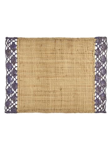 Rice Tischset in Beige/ Grau - (L)32 x (B)44 cm