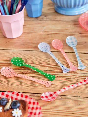 Rice 6er-Set: Teelöffel in Bunt - (L)14 cm