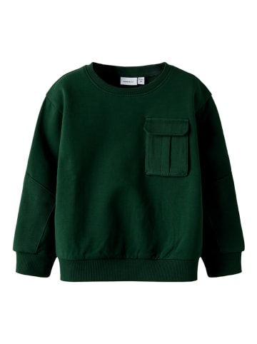 name it Bluza "Pneil" w kolorze zielonym