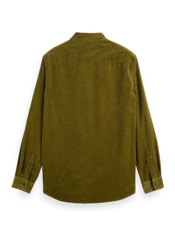 Scotch & Soda Cordhemd in Oliv
