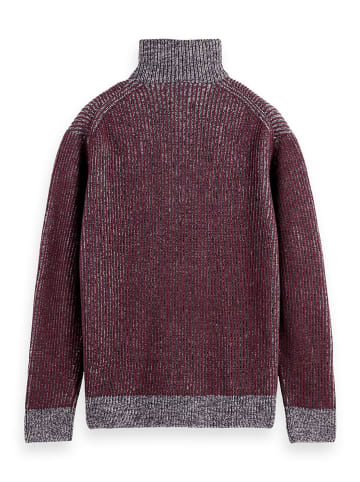 Scotch & Soda Sweter w kolorze bordowym